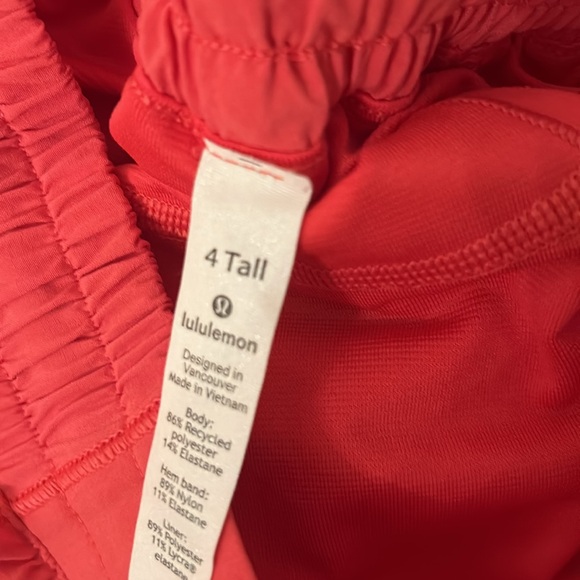 Lululemon 4 tall pink shorts - Picture 2 of 2
